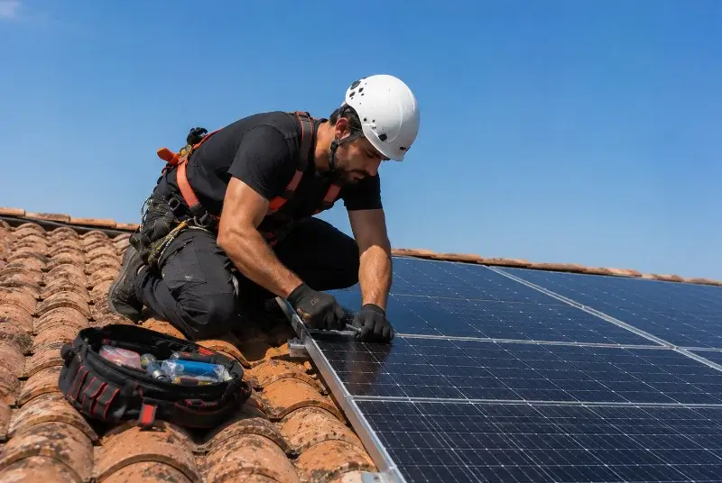 Maintenance et monitoring de panneaux solaires à Boulogne-sur-Gesse